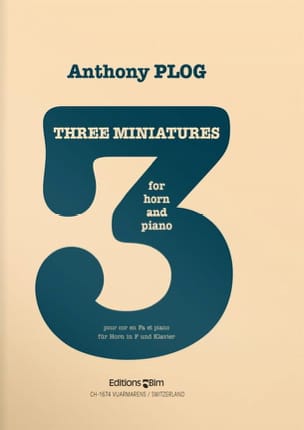 Three miniatures Anthony Plog Partition Cor
