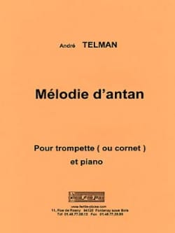 Mélodie d'antan André Telman Partition Trompette