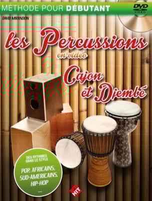 Les percus en vidéo - djembé et cajon - David Mirandon - Partition