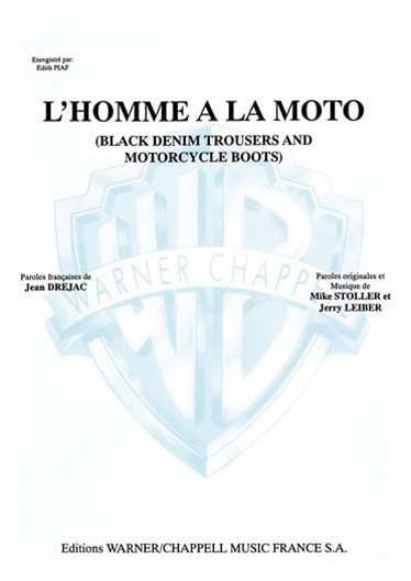 L'homme à la moto - Edith Piaf - Partition - Chanson française