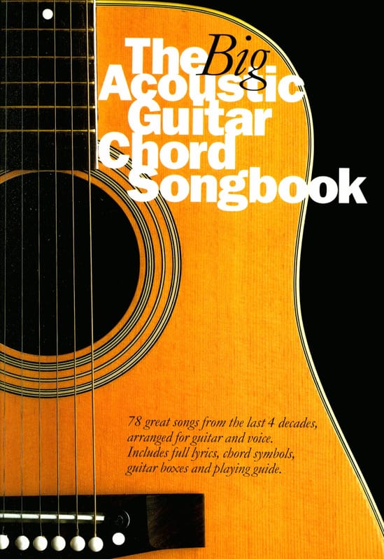 The Big Acoustic Guitar Chord Book Partition Guitare