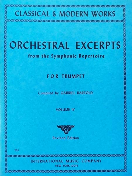 Orchestral Excerpts Vol. 4 - Trumpet Partition