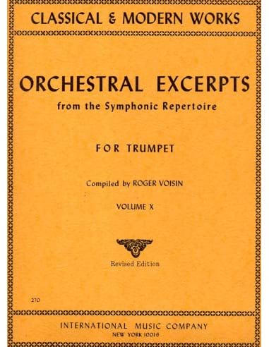 Orchestral Excerpts Vol. 10 - Trumpet Partition