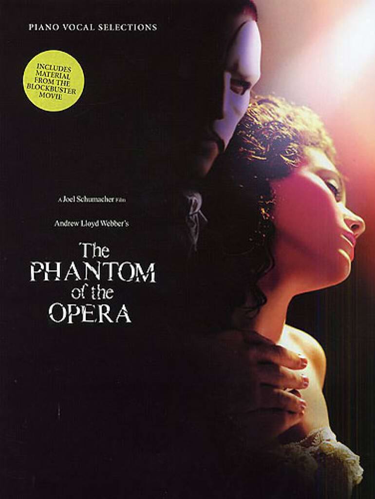Le fantôme de l'opéra Andrew Lloyd Webber Partition Musique de film