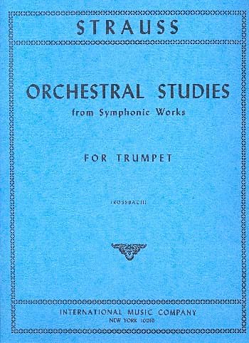Orchestral Excerpts Richard Strauss Partition