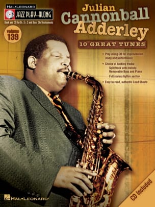 Jazz Play-Along Volume 139 - Julian “Cannonball” Adderley 