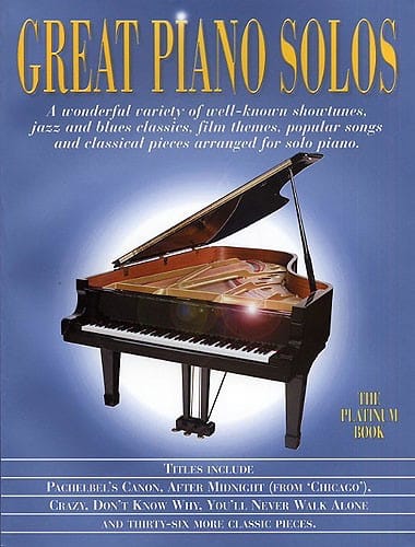 Great piano solos - The platinum book Partition Jazz