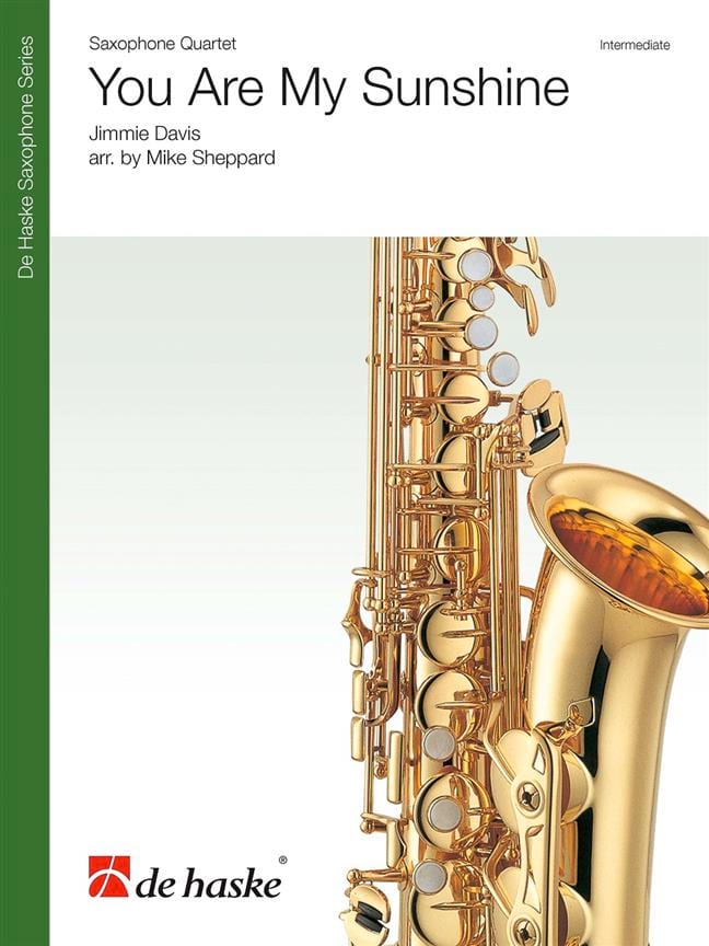 You Are My Sunshine - Saxophone Quartet - Jimmy Davis - Partition