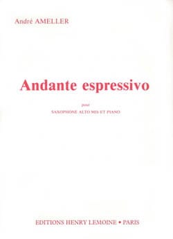 Andante Espressivo André Ameller Partition Saxophone