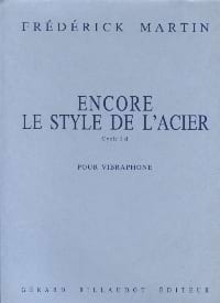 Encore le style de L'acier Frédérick Martin Partition Vibraphone