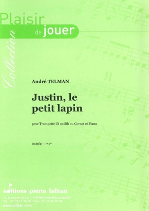 Justin le Petit Lapin André Telman Partition Trompette
