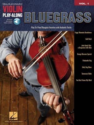 Violin play-along volume 1 - Bluegrass Partition Violon