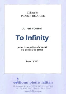 To Infinity Julien Pondé Partition Trompette