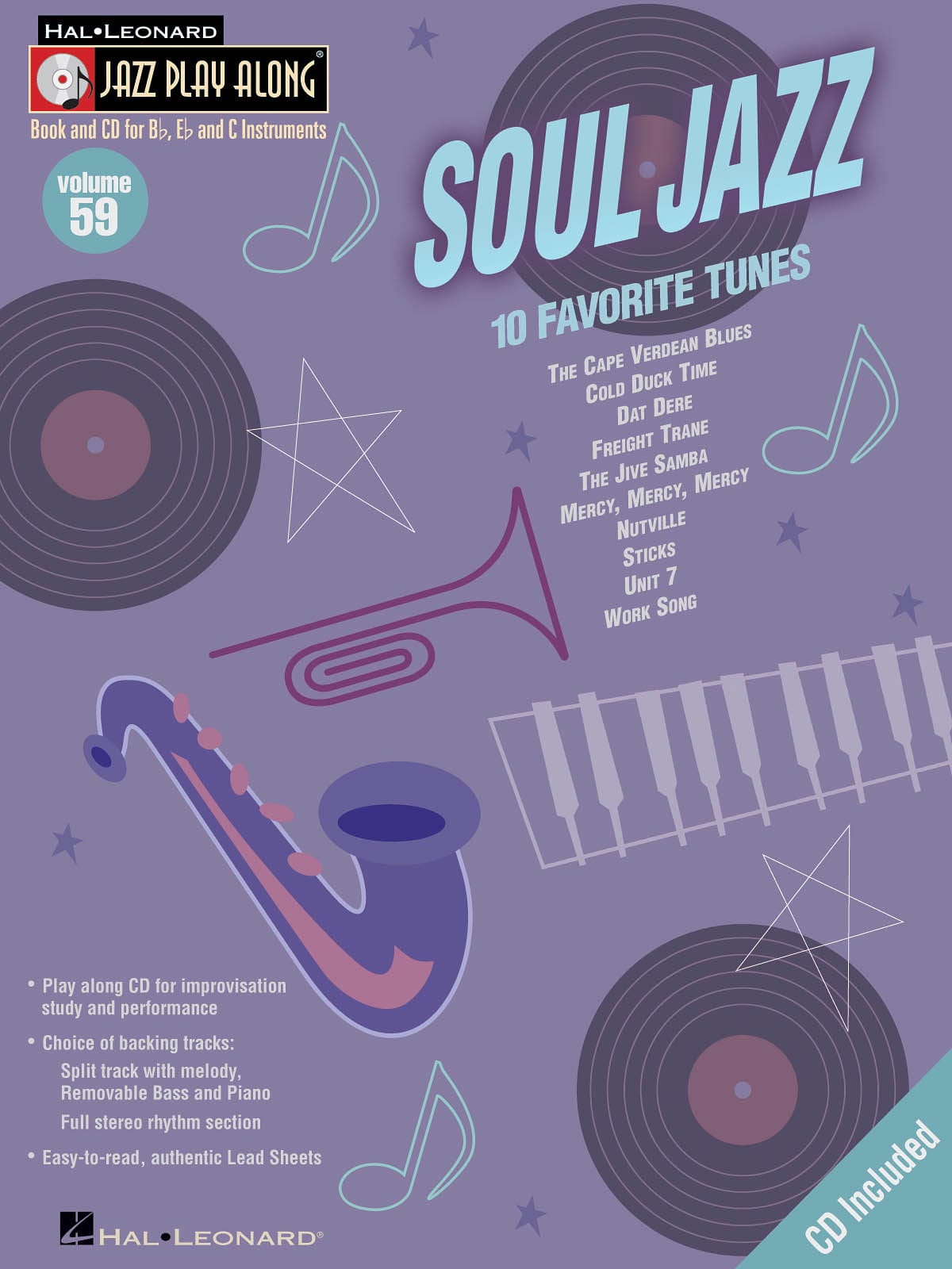 Jazz play-along volume 59 - Soul Jazz Partition Jazz