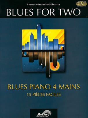 Blues for two piano 4 mains Pierre Minvielle-Sebastia Partition Piano