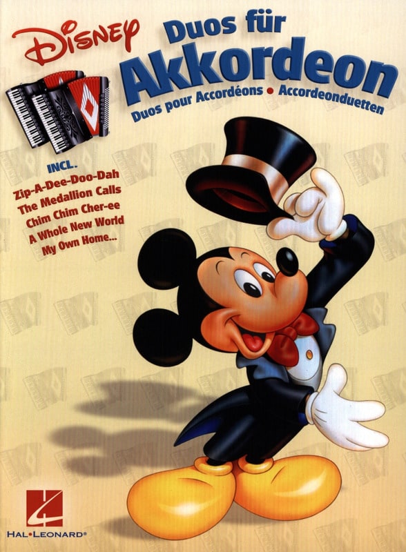 Disney Duos Pour Accordéons Partition Accordéon