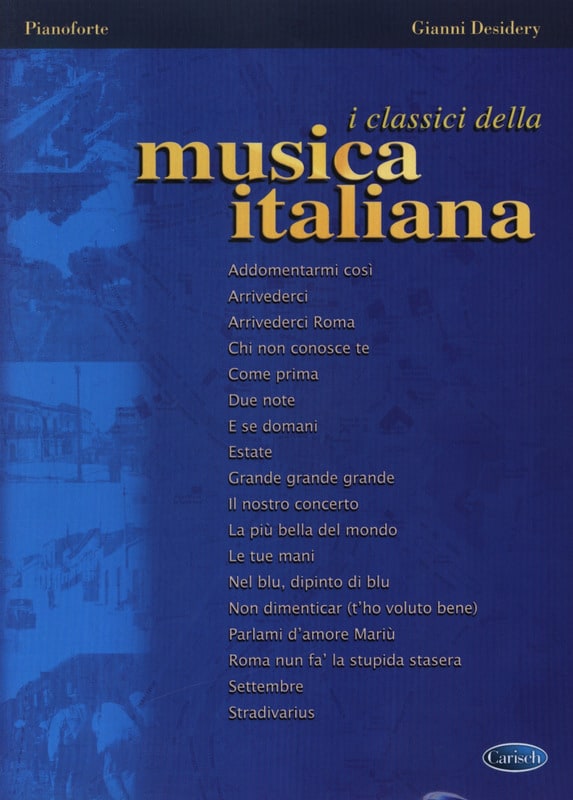 I classici della musica Italiana Partition Musique du monde