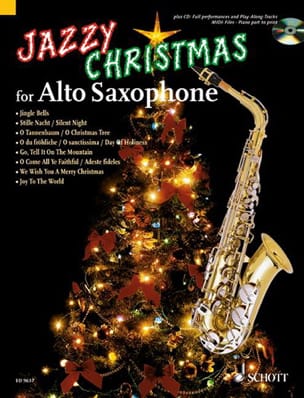 Jazzy Christmas for Alto Saxophone Noël Partition Saxophone