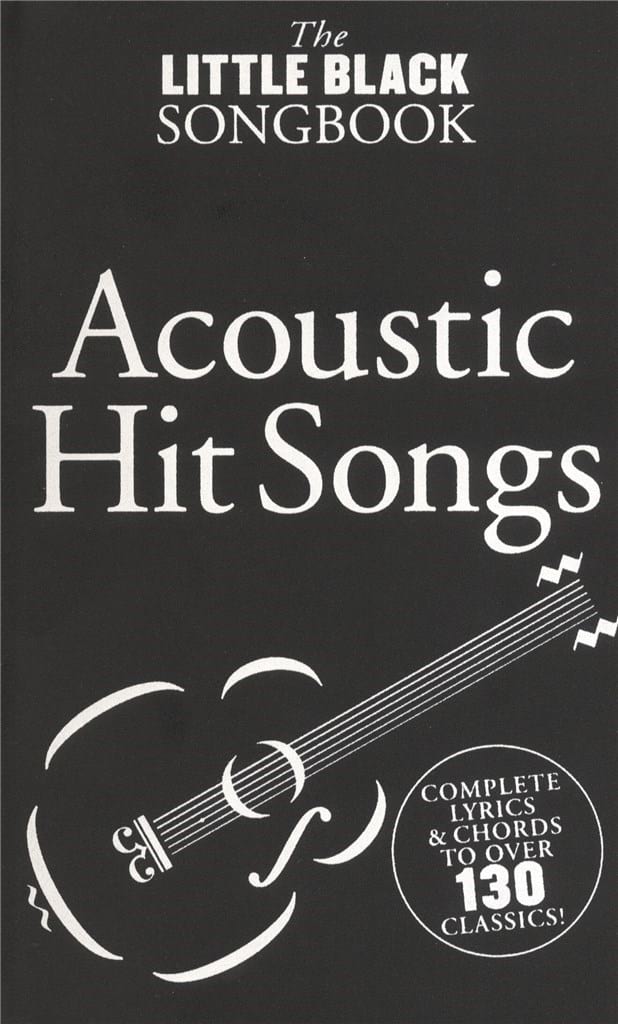The Little Black Songbook Of Acoustic Hit Songs Partition Pop / Rock