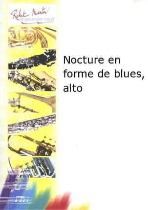 Nocturne En Forme de Blues Francine Aubin Partition Saxophone