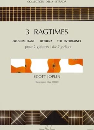 Ragtimes 3 2 Guitares Joplin Partition