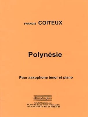 Polynésie Francis Coiteux Partition Saxophone