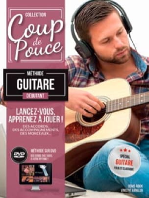 Méthode Guitare Folk Débutant COUP DE POUCE Partition Guitare