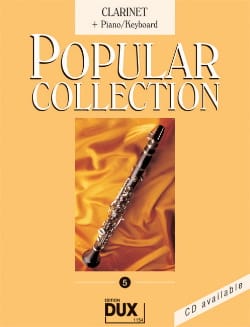 Popular collection volume 5 Partition Clarinette