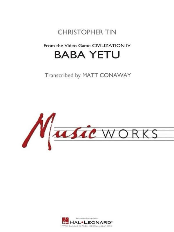 Baba Yetu (from Sid Meier's Civilization IV) Tin Christopher Partition