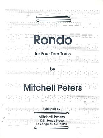 Rondo for 4 tom toms (1 player) Mitchell Peters Partition