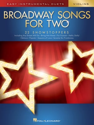 Broadway Songs for Two Violins Partition Violon