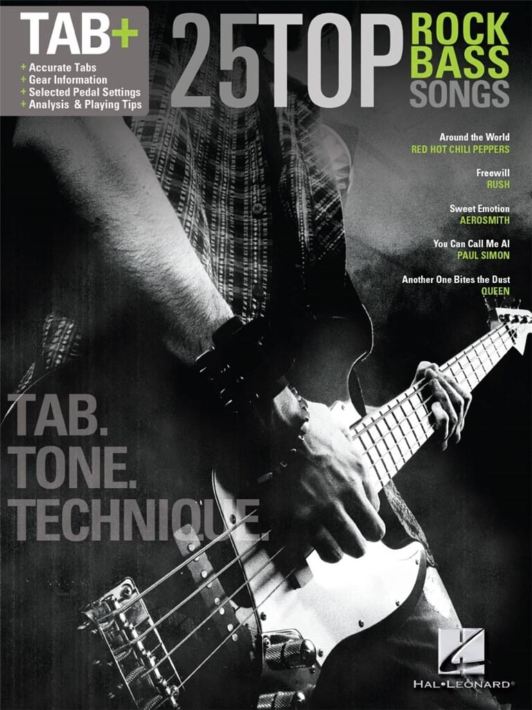 25 Top Rock Bass Songs Partition