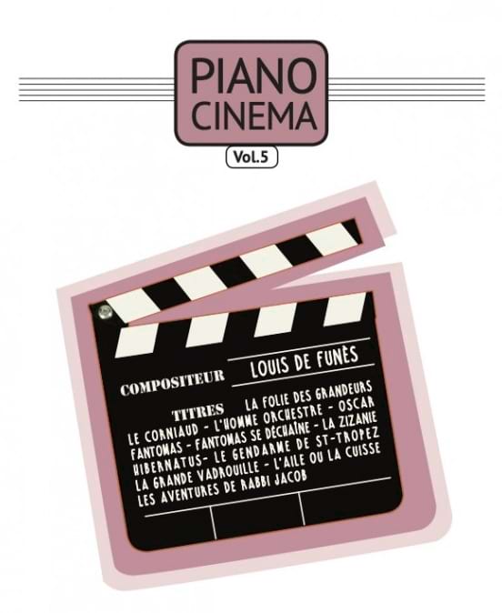 Piano Cinéma Vol. 5 Louis de Funès Partition Musique de film