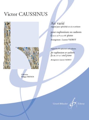 Air Varié original pour ophicléide Victor Caussinus Partition Tuba