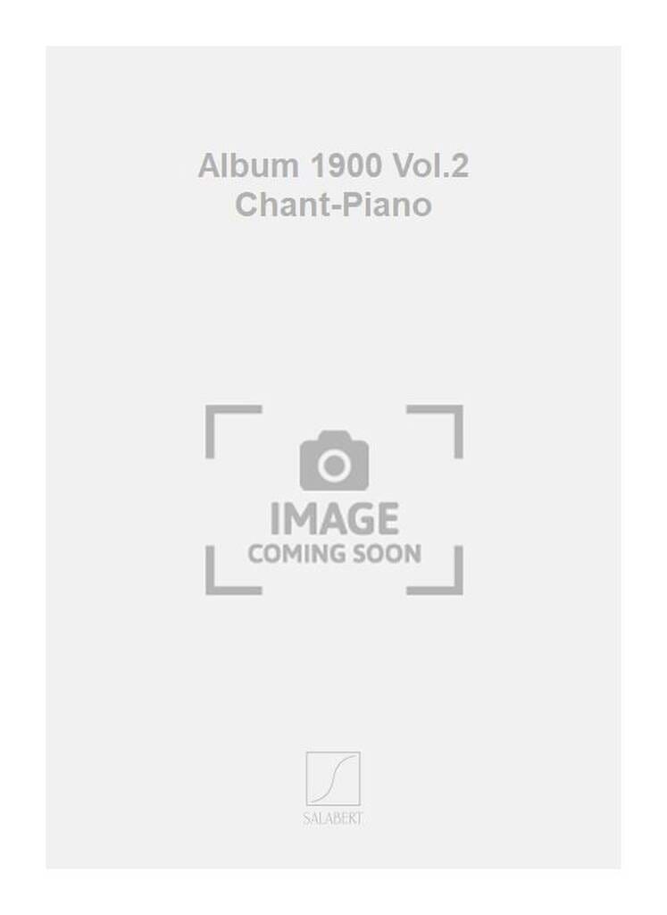 Deuxième album 1900 Partition Chanson française
