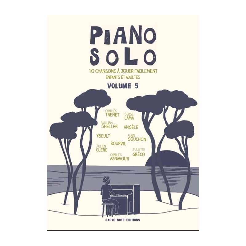 Piano Solo - Volume 5 Partition Chanson française