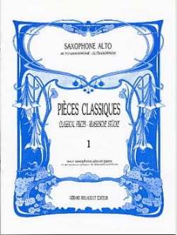Pièces Classiques Volume 1 Partition Saxophone