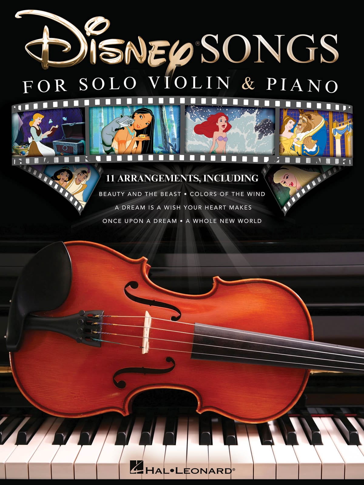 Disney Songs for Solo Violin & Piano DISNEY Partition Violon