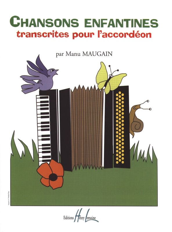 Chansons enfantines Manu Maugain Partition Accordéon