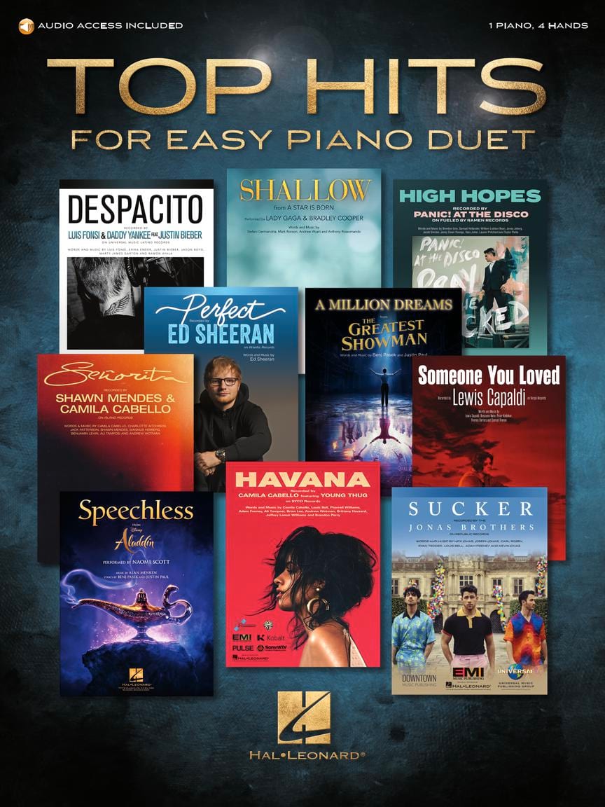 Top Hits for Easy Piano Duet Partition Piano