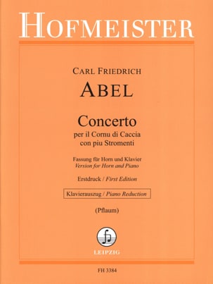 Concerto - Cor Abel Carl Friedrich Partition Cor