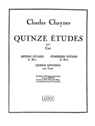 15 Etudes Chaynes Partition Cor