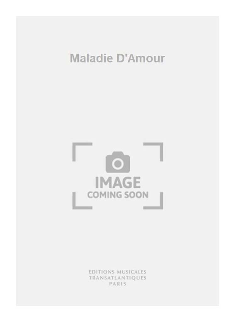 Maladie D' Amour. Format Henri Salvador Partition Chanson française
