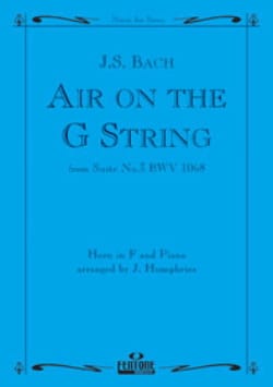 Air On The G String - Suite 3 BWV 1068 BACH Partition Cor