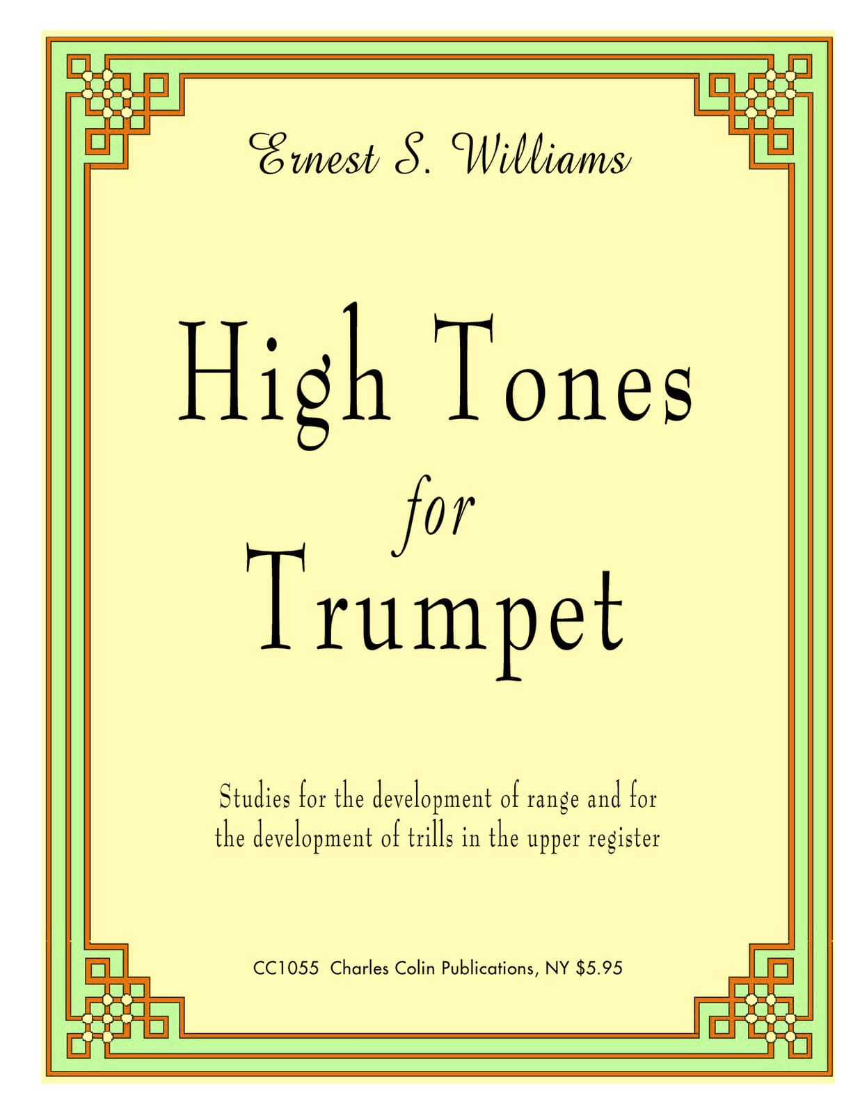 High Tones Ernest S. Williams Partition Trompette