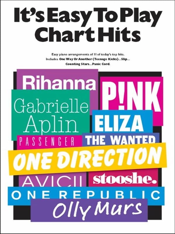 It's easy to play chart hits Partition Pop / Rock