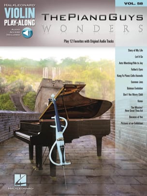 Violin Play-Along Volume 58 - ThePianoGuys Wonders - ThePianoGuys