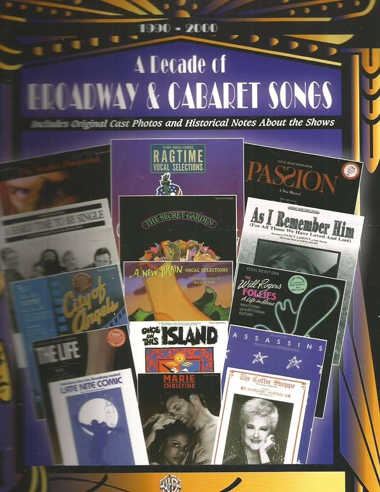 1900-2000 A Decade Of Broadway & Cabaret Songs - Partition