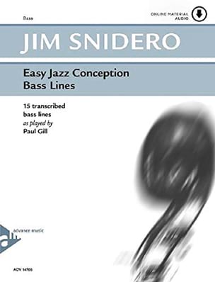 Easy Jazz Conception - Bass Lines Jim Snidero Partition Guitare