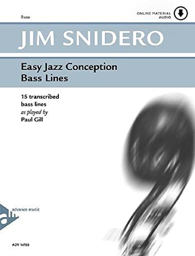 Easy Jazz Conception - Bass Lines Jim Snidero Partition Guitare